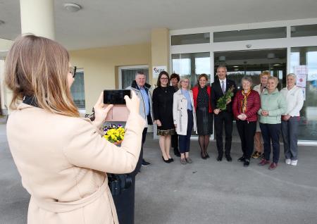 MINISTER JANEZ CIGLER KRALJ NA DELOVNEM OBISKU DEOS 42 FOTO LJUBO VUKELIČ